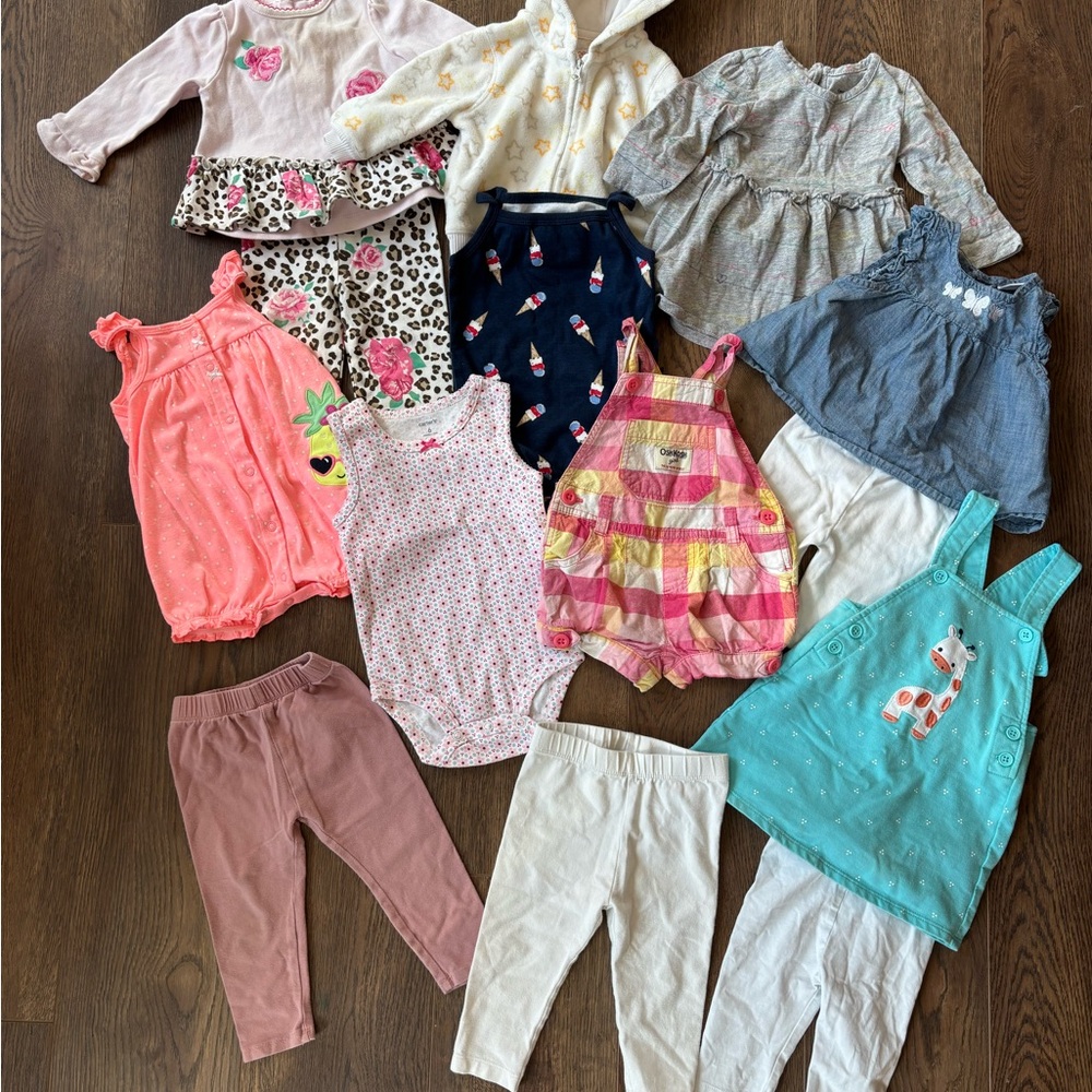 Baby Girls 6-12m Clothing Lot